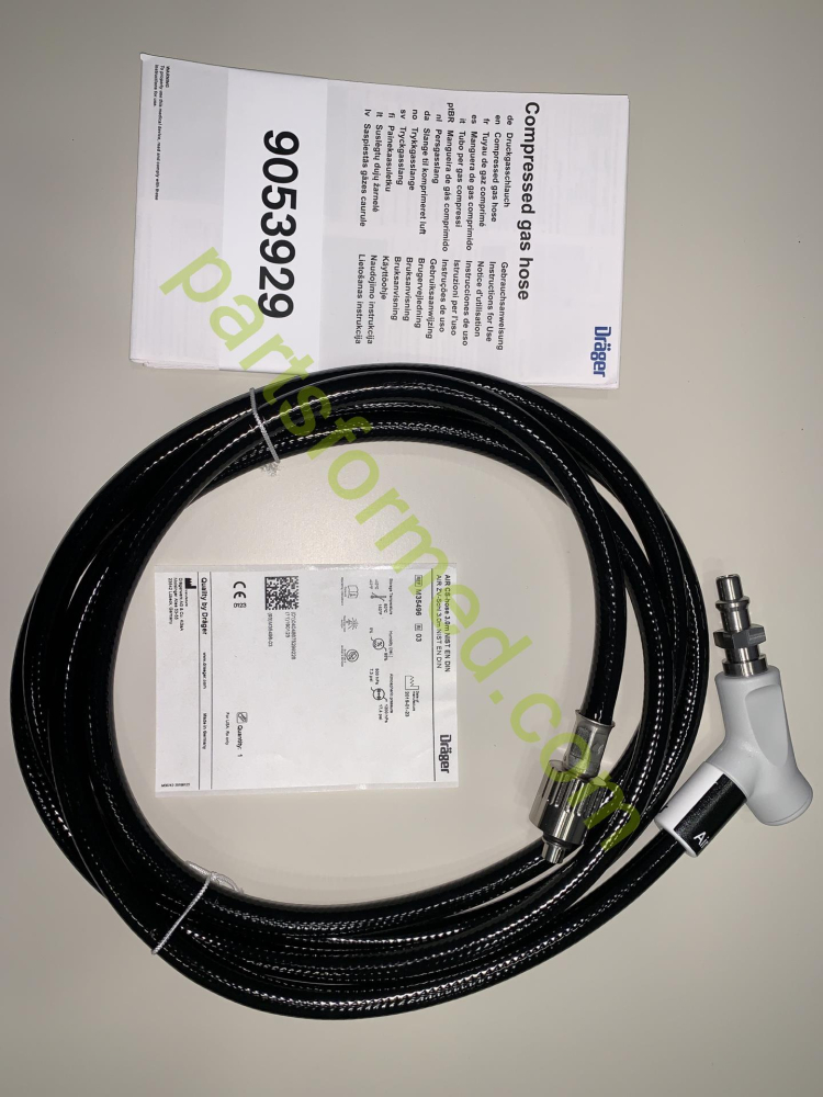 Mangueira Draeger (Drager) M35496 AIR CS 3 m (9,8 pés) NIST EN DIN