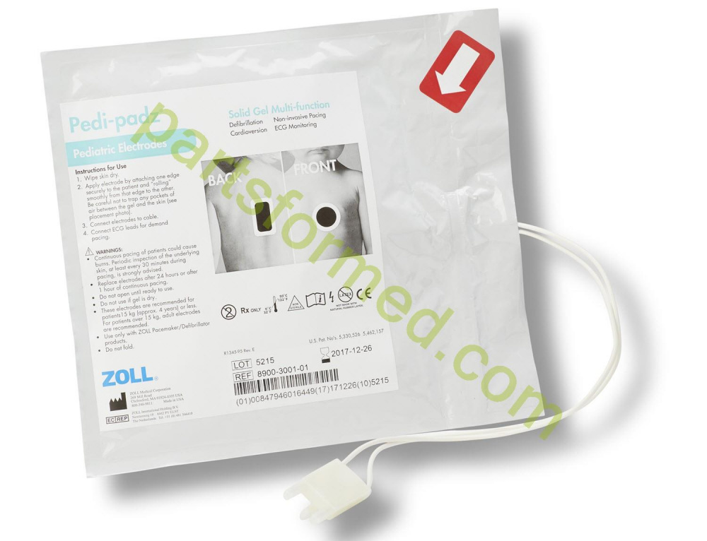 8900-3001-01 ZOLL Pedi-Padz® 除颤器固体凝胶电极 ZOLL MREX 系列