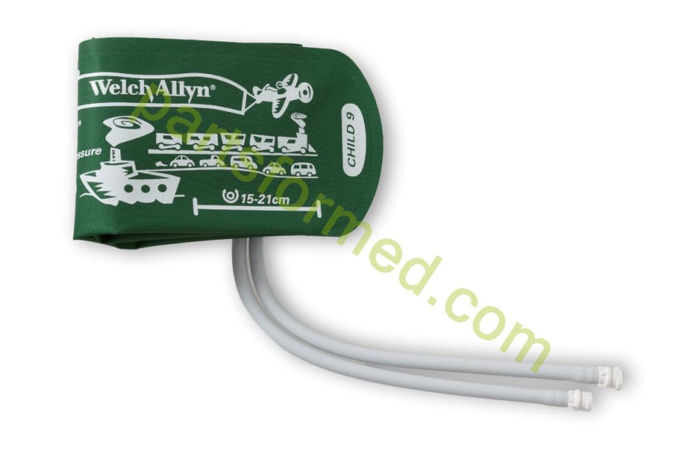 REUSE-09-2MQ ZOLL ข้อมือเด็ก 15-21 ซม. ท่อคู่พร้อมขั้วต่อล็อคแบบบิดสำหรับเครื่องกระตุ้นหัวใจ ZOLL X-Series