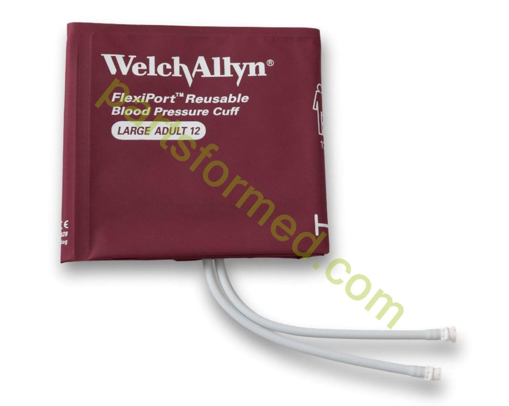 REUSE-12-2MQ ZOLL Braçadeira grande para adultos, 32-43 cm, tubo duplo com conector Twist-Lock para desfibrilador ZOLL Série X