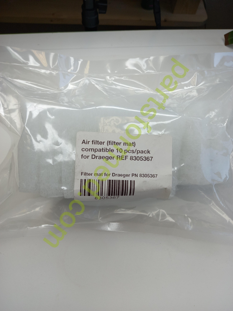 Draeger (Drager) Luftfilter 8305367 für Babylog 8000 10 Stück
