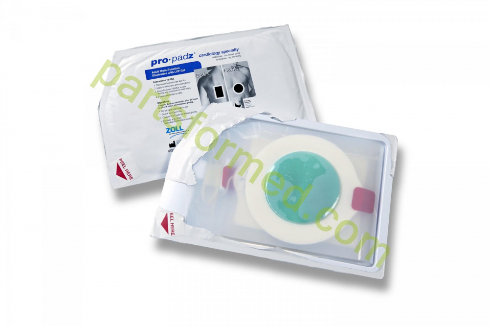 8900-2100-01 ZOLL Pro-Padz® Cardiology com eletrodo de gel LVP para desfibrilador ZOLL MRE-Series