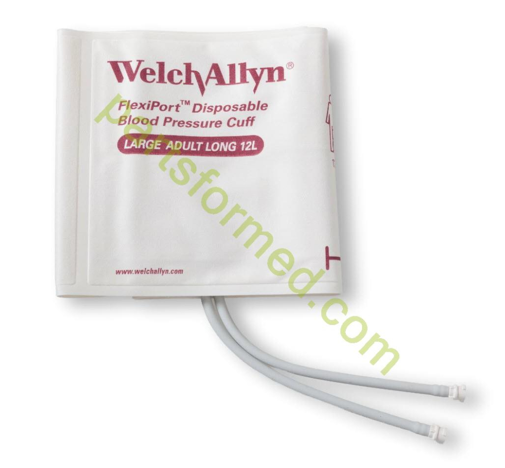 SOFT-12L-2MQ ZOLL ข้อมือยาวสำหรับผู้ใหญ่ขนาดใหญ่, 32-43 ซม., ท่อคู่พร้อมขั้วต่อ Twist Lock สำหรับเครื่องกระตุ้นหัวใจ ZOLL X-Series