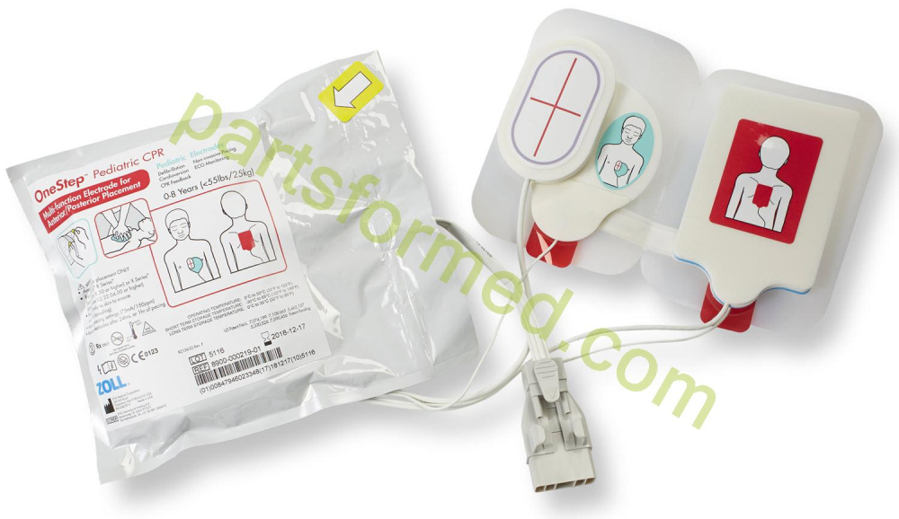 8900-000219-01 Elektroda ZOLL OneStep™ do resuscytacji krążeniowo-oddechowej dla dzieci, pojedyncza do defibrylatora ZOLL RX-Series