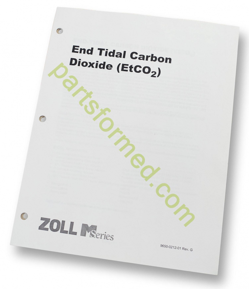9650-0212-01 ZOLL Etco2 Bedienerführungseinsatz für Defibrillator ZOLL MEX-Serie
