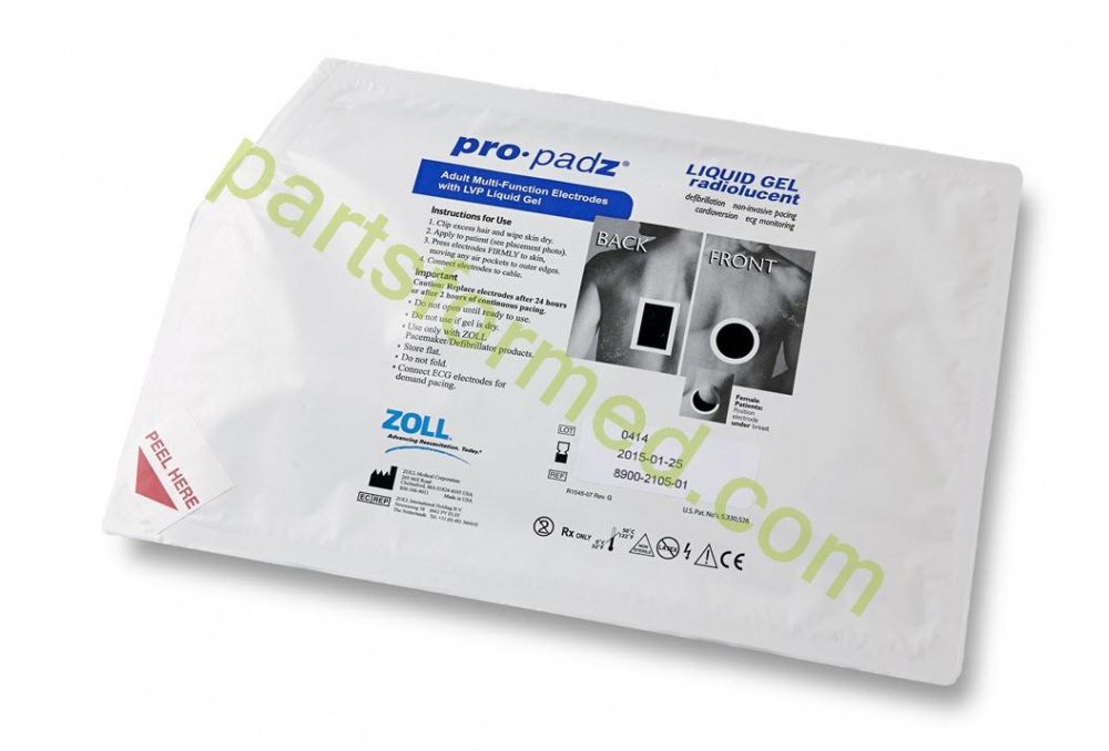8900-2105-01 ZOLL Pro-Padz® 除颤器用放射性液体凝胶电极 ZOLL MRE 系列