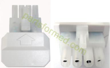 F7983W Fiab disposable electrodes with outside cable for adults for defibrillators Metsis