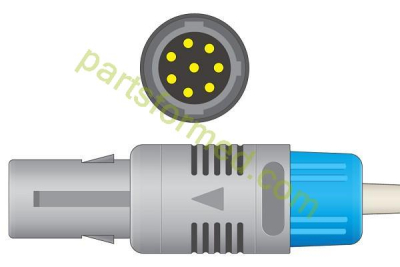 Sensor de SpO2 con clip reutilizable para adultos para monitores de pacientes Edan (Oximax tech)