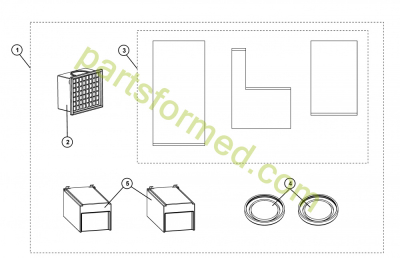 Draeger (Drager) MX08659 PM kit for Savina