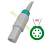 Reusable adult ear clip SpO2 Sensor for Choice Digital patient monitors