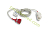 8000-0343 ZOLL Rainbow DCI-DC8, สายเคเบิล/เซ็นเซอร์ของผู้ป่วยแบบใช้ซ้ำได้สำหรับผู้ใหญ่สำหรับเครื่องกระตุ้นหัวใจ ZOLL X-Series