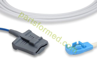 Sensore SpO2 riutilizzabile per adulti con punta morbida in silicone per monitor paziente Datex-Ohmeda
