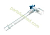 Adapter rurki dotchawiczej ErgoStar ® CM 60, jednorazowy, 10 cm, narożnik, (opakowanie 50 szt.) MP01860