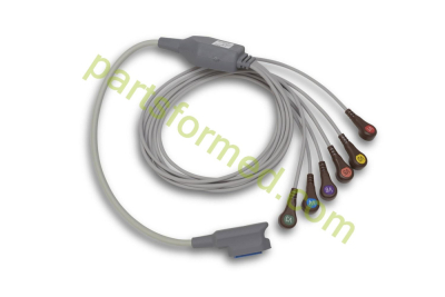 Кабель с V-отведениями для ЭКГ, AAMI для дефибрилляторов ZOLL X-Series 8300-0804-01
