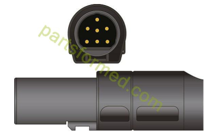 Sensor SpO2 de envoltório de silicone neonatal reutilizável para monitores de pacientes Dixtal Novametrix