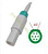 Sensore SpO2 riutilizzabile per clip auricolare per adulti per monitor paziente Goldway (Oximax tech).