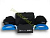 8000-0743 ZOLL Xtreme Pack™ II Carry Case, Molded rubber case with rear and side pockets and modem extension cable for 12-Lead ECG for defibrillator ZOLL M-Series