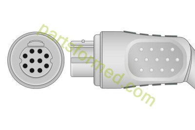 Capteur SpO2 à pointe souple en silicone pédiatrique réutilisable pour moniteurs patient Datex