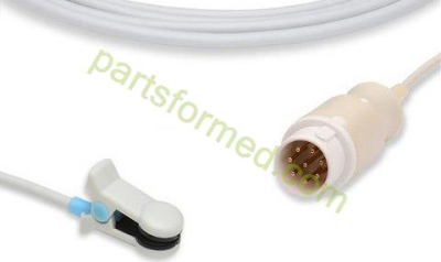Wiederverwendbarer SpO2-Sensor mit Ohrclip für Erwachsene für MEK-Patientenmonitore (Mek Tech)