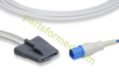 Sensore SpO2 pediatrico riutilizzabile con punta morbida in silicone per monitor paziente Philips (Masimo Tech). 