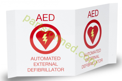 3D настенный знак 8000-0868 ZOLL для дефибрилляторов ZOLL AED Plus