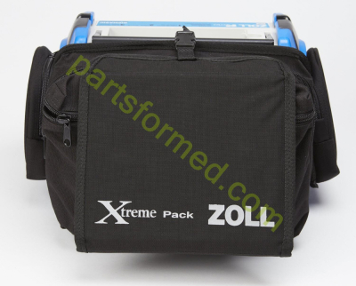 8000-0657 Custodia da trasporto ZOLL Xtreme Pack™ II, custodia in gomma stampata con tasche posteriori e laterali con NIBP per defibrillatore ZOLL serie M