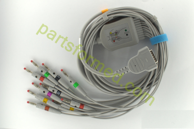 Câble patient GE Marquette pour MAC 400, MAC 800, MAC 500, MAC 1100, MAC 1200