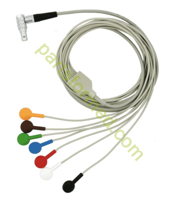 Câble 7 dérivations Getemed 2014606-041 pour CardioMem CM3000