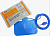 Covidien E7507 ADULT REM POLYHESIVE II PATIENT RETURN ELECTRODE (Packung mit 50 Stück)