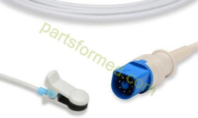 可重复使用的成人耳夹式 SpO2 传感器，适用于 Newtech 患者监护仪