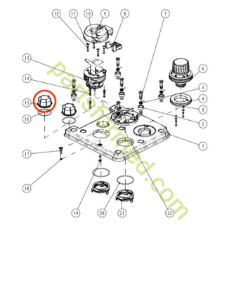 Mindray крышка клапана для ИВЛ Wato EX-30, Wato EX-35