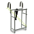 703-0731-17 ZOLL Ventilator carrier (cage) white 731 for defibrillator ZOLL Ventilator