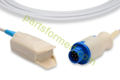 Reusable adult finger clip SpO2 Sensor for Bruker patient monitors