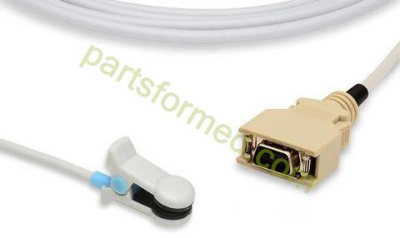 Reusable adult ear clip SpO2 Sensor for Digicare patient monitors