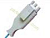 F7960W Fiab disposable electrodes with outside cable for adults for defibrillators Metrax Primedic