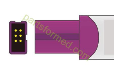 Reusable infant silicone soft tip SpO2 Sensor for Lohmeier patient monitors
