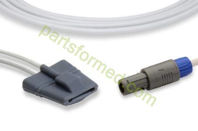 Capteur SpO2 à pointe souple en silicone pédiatrique réutilisable pour moniteurs patients Guoteng