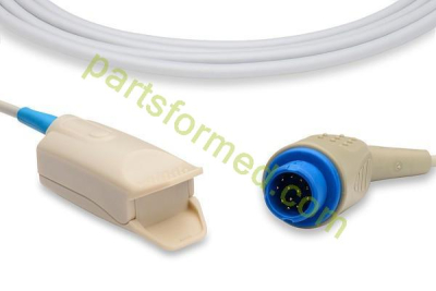 可重复使用的成人指夹式 SpO2 传感器，适用于 Newtech 患者监护仪