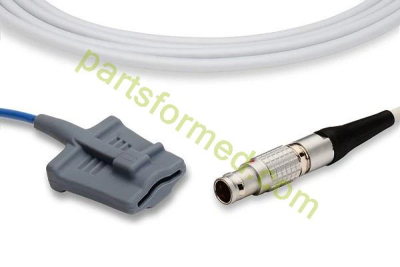 Reusable adult silicone soft tip SpO2 Sensor for Criticare patient monitors