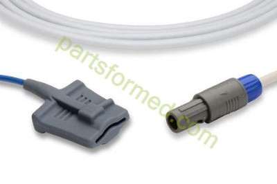 Sensore SpO2 riutilizzabile per adulti con punta morbida in silicone per monitor paziente DRE