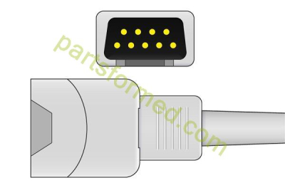 Sensore SpO2 riutilizzabile con clip per dito per adulti per monitor paziente Dolphin